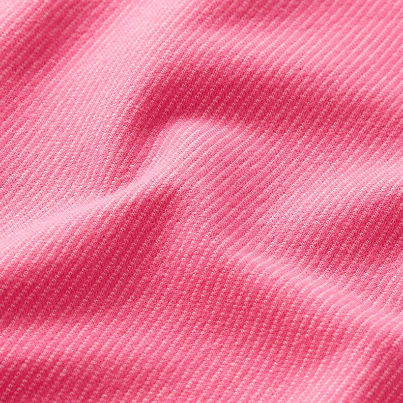 Baumwolljersey Jeans-Optik – neonpink,  image number 2