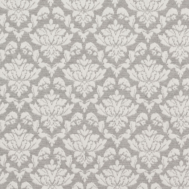 Jacquard Jersey Ornamente – hellgrau/weiss,  image number 1