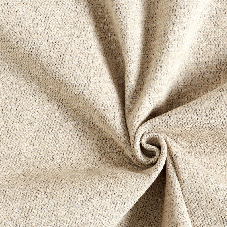 Polsterstoff Chenille Melange – cashew/silbergrau,  image number 1