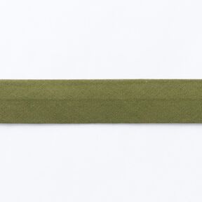 Schrägband Bio-Baumwolle [20 mm] – hellkhaki, 