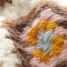 Mantelstrick Woll-Mix Patchwork, weiss – weiss/beige,  thumbnail number 3