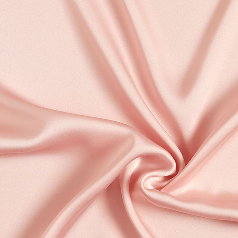 Polyester Satin Uni – rosé,  image number 1