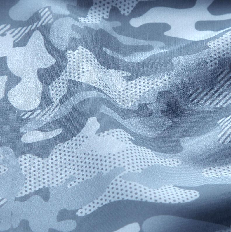 Sport- und Funktionsjersey Camouflage – blaugrau,  image number 2