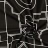 Viskosejersey geometrische Formen – schwarz/weiss,  thumbnail number 3