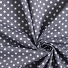 Baumwollpopeline Polka Dots – schiefergrau/weiss,  thumbnail number 3