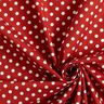 Baumwollpopeline Polka Dots – terracotta/weiss,  thumbnail number 3