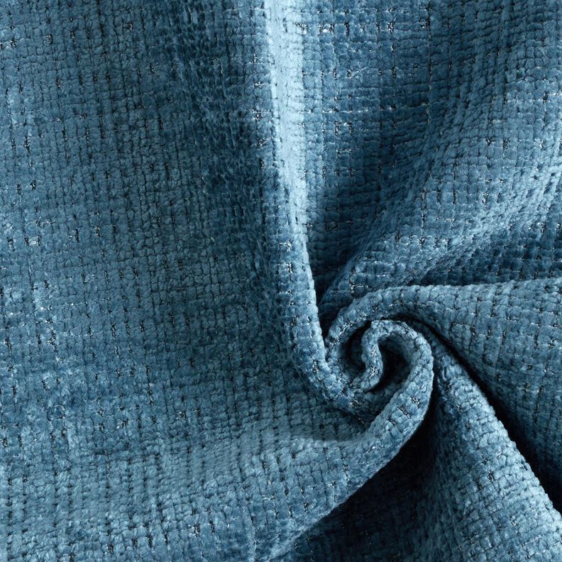 Polsterstoff Chenille Uni – jeansblau,  image number 1