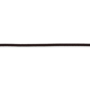 Gummikordel [Ø 3 mm] – schwarzbraun, 