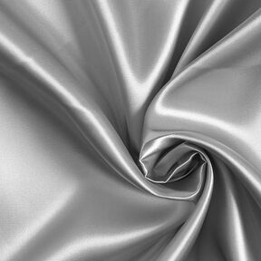 Polyestersatin – silber metallic, 