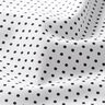 Baumwollpopeline Mini Polka Dots – weiss/schwarz,  thumbnail number 2