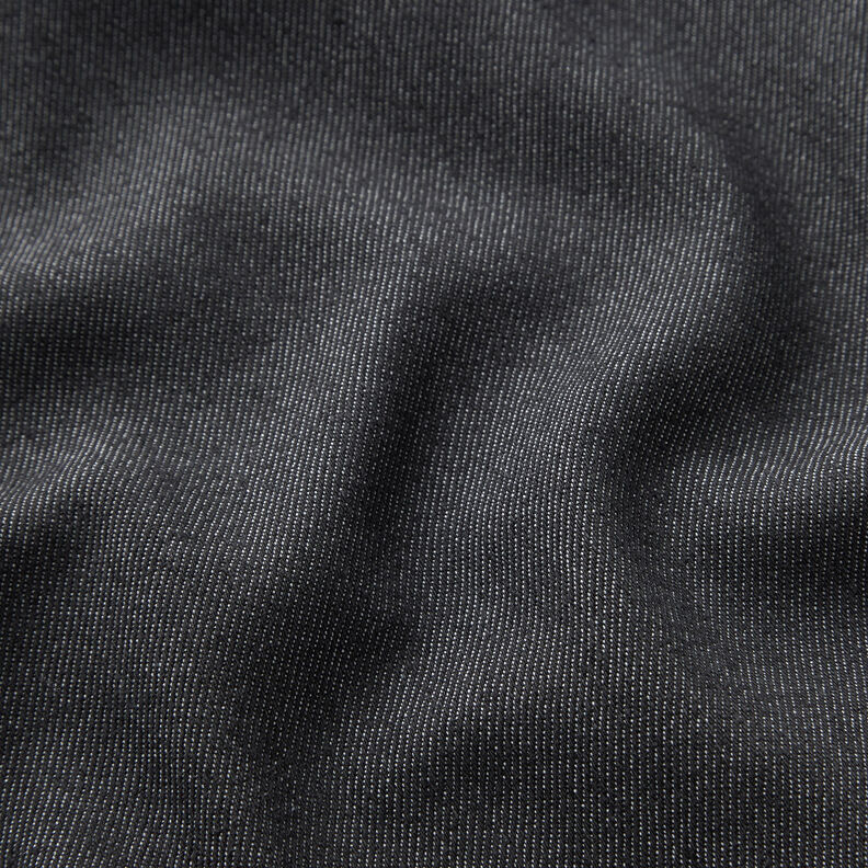 Baumwoll-Denim Stretch medium – schwarz,  image number 2