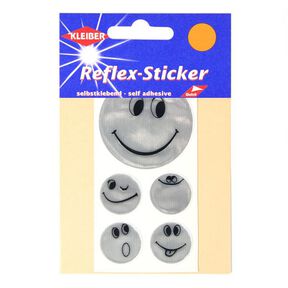 Applikation Reflex-Sticker Smiley 2 | Kleiber, 