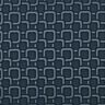 Futterstoff Jacquard Retromuster – marineblau,  thumbnail number 1