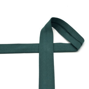 Schrägband Baumwolljersey [20 mm] – dunkelgrün, 