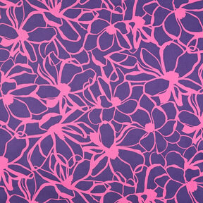 Baumwollsatin Magnolia | Nerida Hansen – lila/pink, 