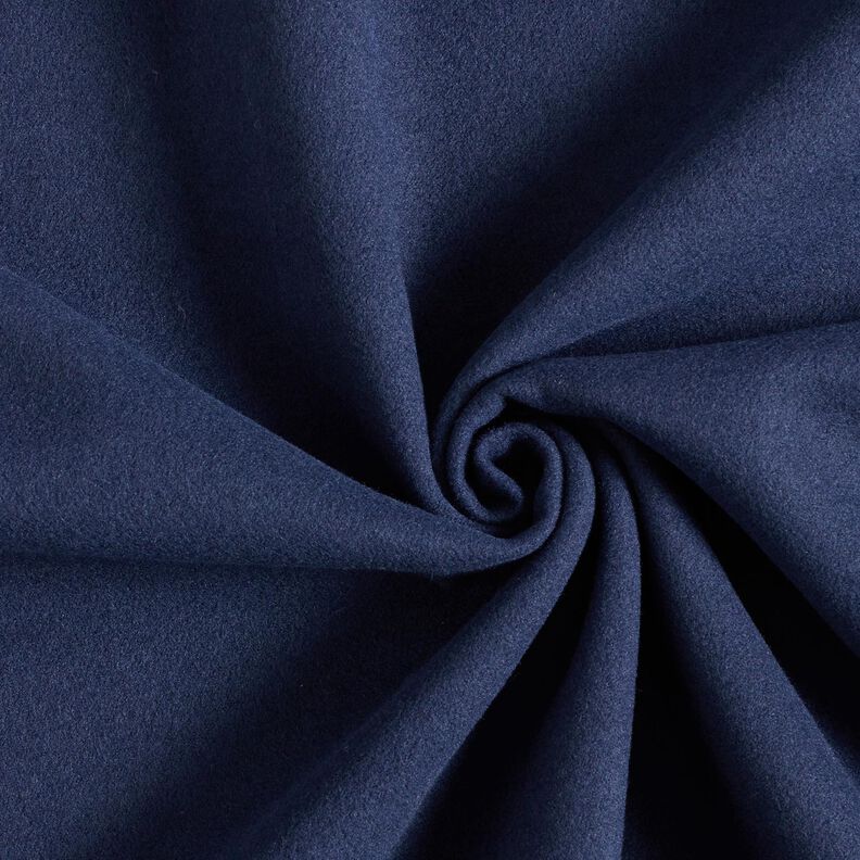 Mantelstoff recyceltes Polyester – marineblau,  image number 1