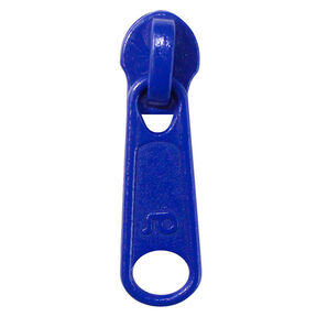 Reißverschluss-Schieber [5 mm] – blau, 