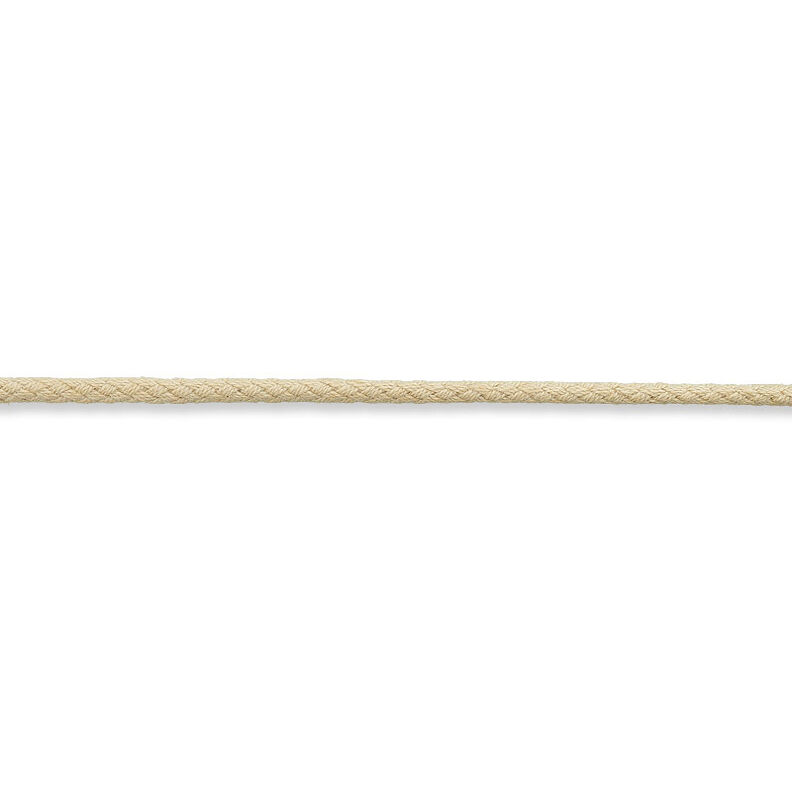 Baumwollkordel [Ø 3 mm] – hellbeige,  image number 2