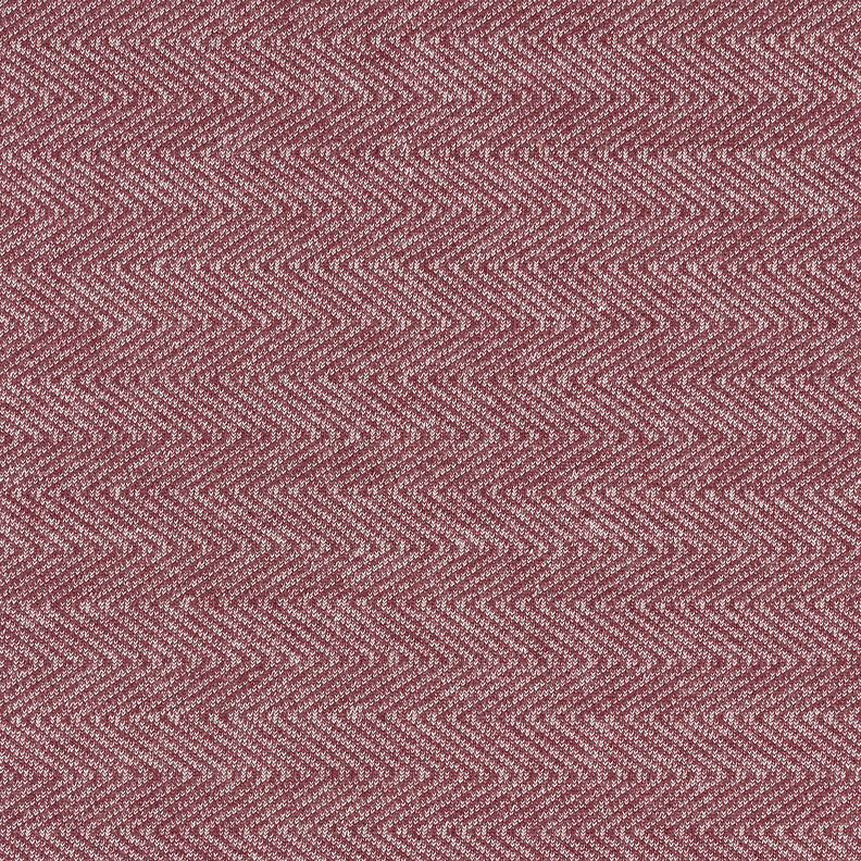 Wintersweat Querstreifen – merlot/weiss,  image number 1