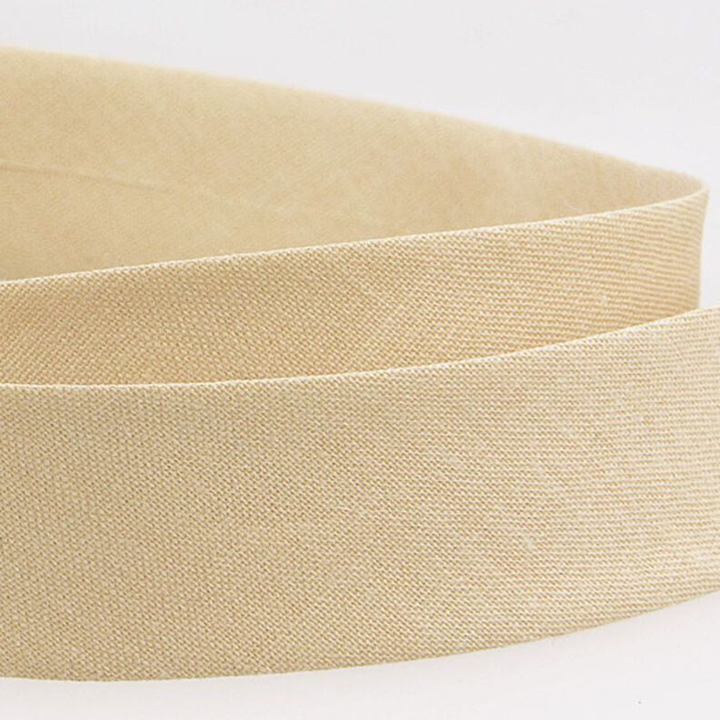 Schrägband Polycotton [20 mm] – hellbeige,  image number 2