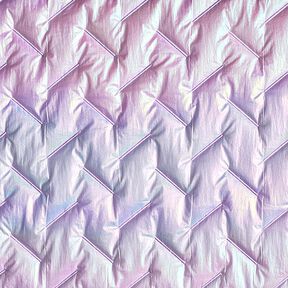Steppstoff Diagonal-Muster, irisierend – pastellflieder, 