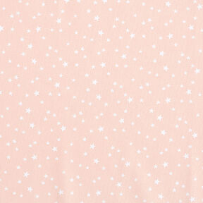 Baumwollpopeline unregelmäßige Sterne – rosa, 