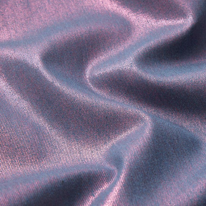 Denim Stretch Metallic – blaugrau/intensiv pink,  image number 3