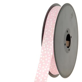 Schrägband verstreute Punkte [20 mm] – rosa, 