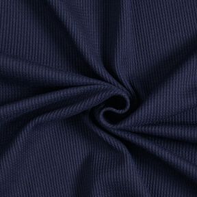 Waffeljersey Uni – nachtblau | Reststück 100cm, 