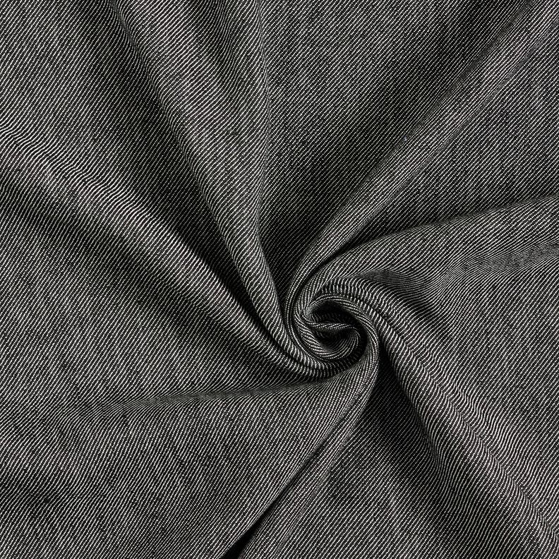 Viskose-Leinen Twill – schwarz,  image number 3